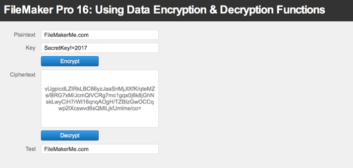 FM16 Data Encryption